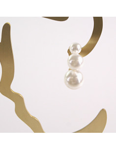 Klipsy do Uszu Lolita Akcesoria Klips do UCHA  Z PERŁĄ... 2