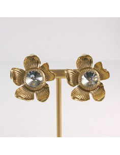 Klipsy do Uszu Lolita Akcesoria Klips do UCHA  ZŁOTE...