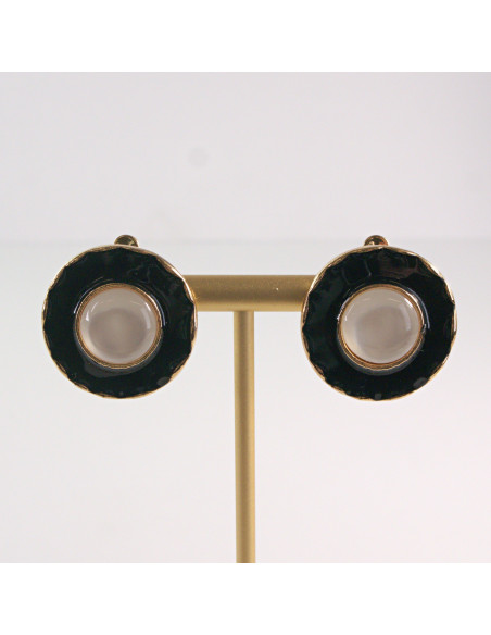 Klipsy do Uszu Lolita Akcesoria Klips do UCHA VINTAGE KOCIE OKO