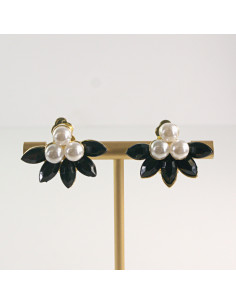 Klipsy do Uszu Lolita Akcesoria Klips do UCHA  CZARNE...