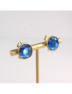 Klipsy do Uszu Lolita Akcesoria Klips do UCHA NIEBIESKIE...