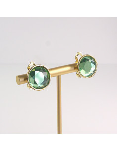 Klipsy do Uszu Lolita Akcesoria Klips do UCHA ZIELONE a...