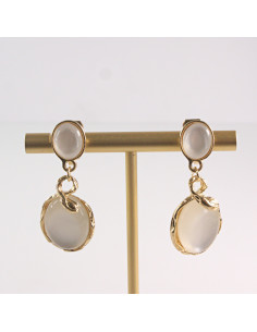 Klipsy do Uszu Lolita Akcesoria Klips do UCHA ZŁOTE KOCIE...