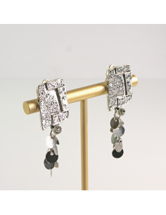 Klipsy do Uszu Lolita Akcesoria Klips do UCHA SREBRNE... 2