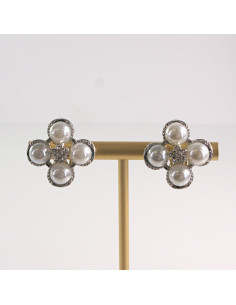 Klipsy do Uszu Lolita Akcesoria Klips do UCHA PERŁOWE...