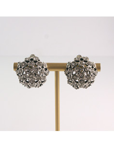 Klipsy do Uszu Lolita Akcesoria Klips do UCHA SREBRNE...