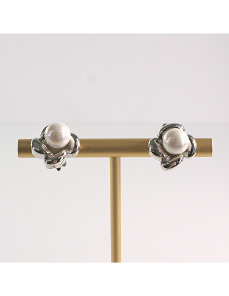 Klipsy do Uszu Lolita Akcesoria Klips do UCHA PERŁOWE PEREŁKI