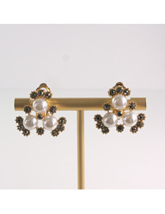 Klipsy do Uszu Lolita Akcesoria Klips do UCHA ZŁOTE Z...