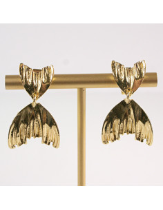 Klipsy do Uszu Lolita Akcesoria Klips do UCHA ZŁOTE...