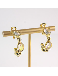 Klipsy do Uszu Lolita Akcesoria Klips do UCHA ZŁOTE  KOŁA 2