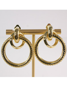 Klipsy do Uszu Lolita Akcesoria Klips do UCHA ZŁOTE KOŁA 2