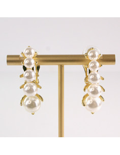 Klipsy do Uszu Lolita Akcesoria Klips do UCHA PEREŁKI ŁEZKI