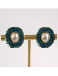 Klipsy do Uszu Lolita Akcesoria Klips do UCHA NIEBIESKIE... 2