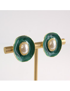 Klipsy do Uszu Lolita Akcesoria Klips do UCHA ZIELONE Z... 2