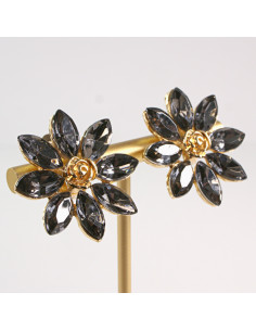 Klipsy do Uszu Lolita Akcesoria Klips do UCHA GRAFITOWE... 2