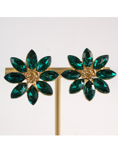 Klipsy do Uszu Lolita Akcesoria Klips do UCHA  ZIELONE...