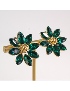 Klipsy do Uszu Lolita Akcesoria Klips do UCHA  ZIELONE... 2