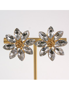 Klipsy do Uszu Lolita Akcesoria Klips do UCHA CRYSTAL...