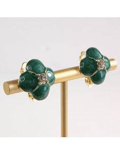 Klipsy do Uszu Lolita Akcesoria Klips do UCHA ZIELONE... 2