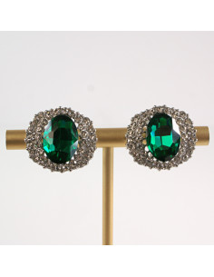 Klipsy do Uszu Lolita Akcesoria Klips do UCHA ZIELONE...