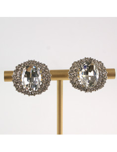 Klipsy do Uszu Lolita Akcesoria Klips do UCHA CRYSTAL...