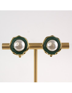 Klipsy do Uszu Lolita Akcesoria Klips do UCHA ZIELONE Z...