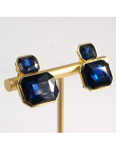 Klipsy do Uszu Lolita Akcesoria Klips do UCHA GRANATOWE...