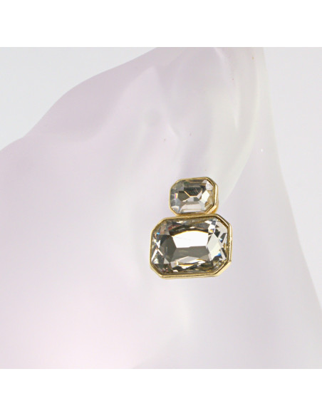 Klipsy do Uszu Lolita Akcesoria Klips do UCHA CRYSTAL "BRYLANTY"