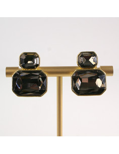 Klipsy do Uszu Lolita Akcesoria Klips do UCHA GRAFITOWE...