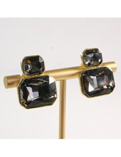 Klipsy do Uszu Lolita Akcesoria Klips do UCHA GRAFITOWE... 2