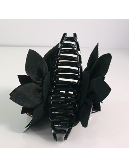 Klamra do włosów KWIAT Z KRYSZTAŁKAMI CRYSTAL AB Lolita akcesoria