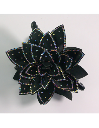 Klamra do włosów KWIAT Z KRYSZTAŁKAMI CRYSTAL...