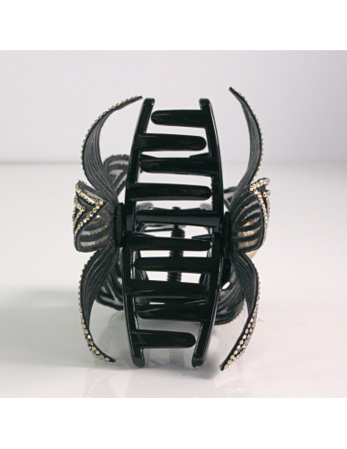 Klamra do włosów KWIAT Z KRYSZTAŁKAMI BEŻOWY...