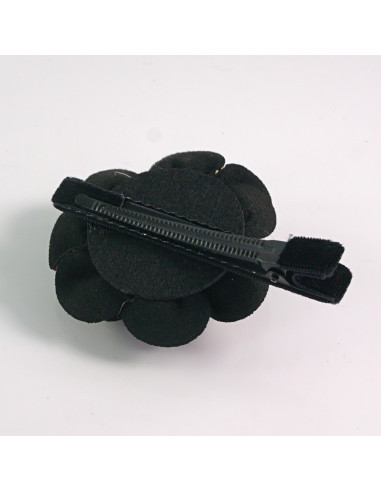 Spinka do włosów KWIAT Z KRYSZTAŁKAMI BORDOWY...