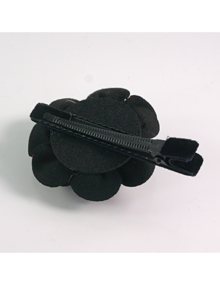 Spinka do włosów KWIAT Z KRYSZTAŁKAMI BORDOWY Lolita akcesoria