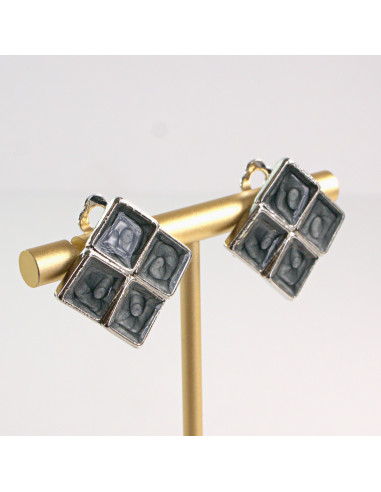 Srebrne Klipsy do Uszu Lolita Accessories...