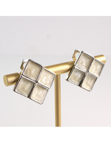 Srebrne Klipsy do Uszu Lolita Accessories...