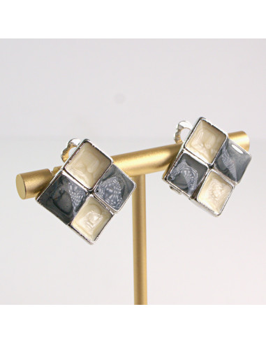 Srebrne Klipsy do Uszu Lolita Accessories...