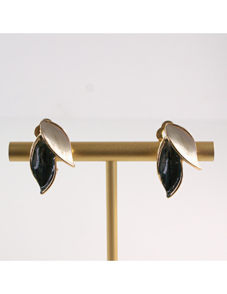 Klipsy do Uszu LISTKI Lolita Accessories Klips do Ucha Listek GRAFIT