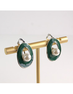 Klipsy do Uszu Lolita Accessories Klips do Ucha ZIELONE Z... 2