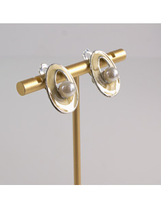 Klipsy do Uszu Lolita Accessories Klips do Ucha BEŻOWE Z... 2