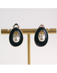 Klipsy do Uszu Lolita Accessories Klips do Ucha GRANATOWY...