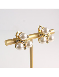 Klipsy do Uszu Lolita Akcesoria Klips do Ucha z PERŁAMI... 2