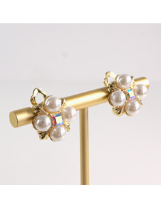 Klipsy do Uszu Lolita Akcesoria Klips do Ucha z PERŁAMI... 2