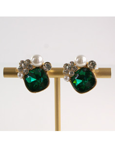 Klipsy do Uszu Lolita Akcesoria Klips do Ucha ZIELONE...