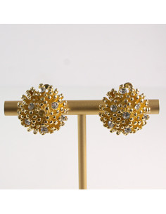 Klipsy do Uszu Lolita Akcesoria Klips do Ucha ZŁOTE Z...