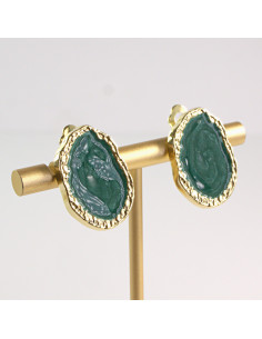 Klipsy do Uszu Lolita Akcesoria Klips do Ucha ZIELONE... 2