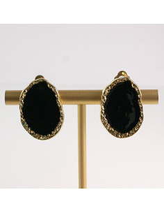 Klipsy do Uszu Lolita Akcesoria Klips do Ucha CZARNE...