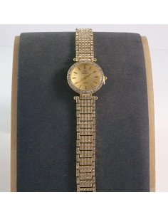 Zegarek damski złoty ze złotą tarczą i cyrkoniami Lolita... 2