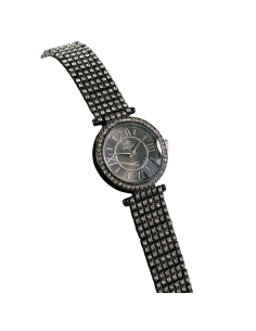 Zegarek damski czarny z cyrkoniami Lolita Akcesoria